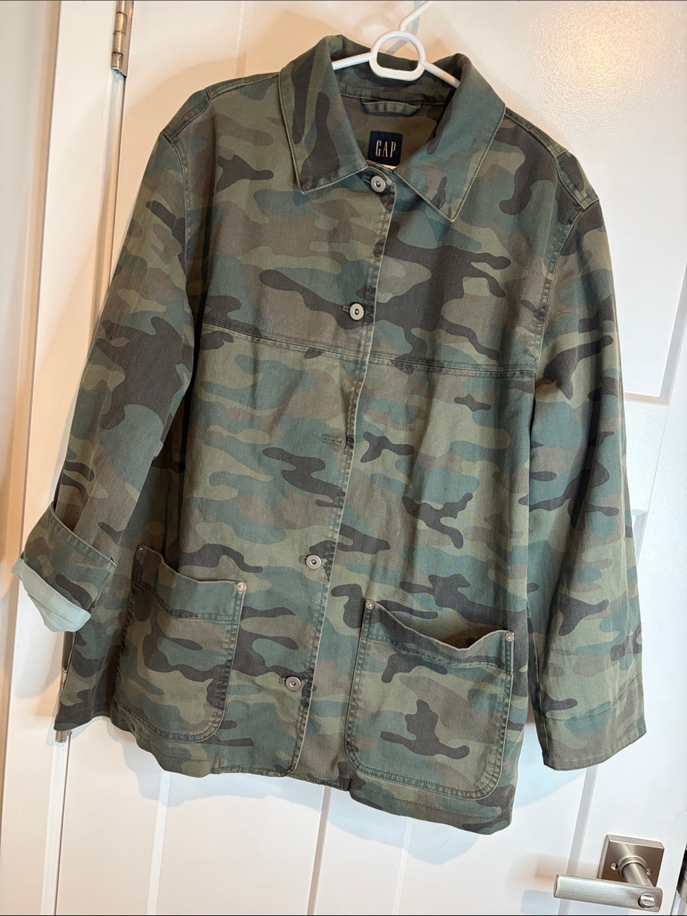 GAP Green Camo Utility Jacket